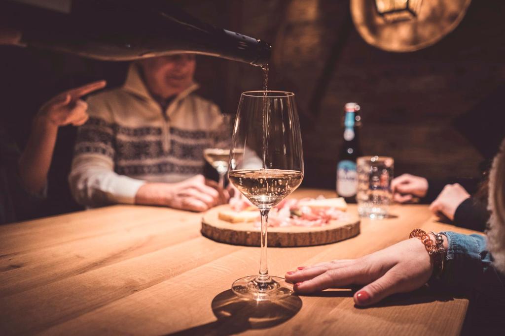 Nápoje v ubytování Posthotel Valbella