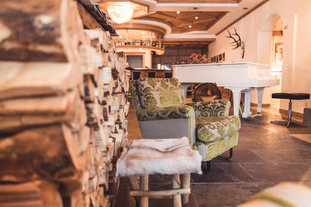 Posezení v ubytování Posthotel Valbella