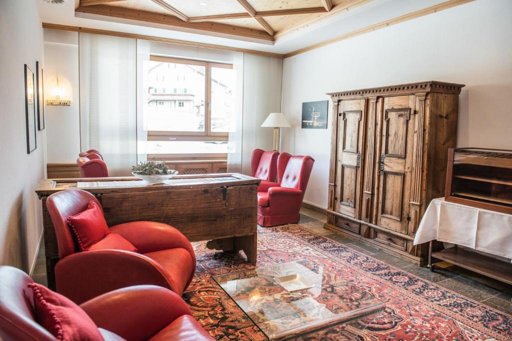Posezení v ubytování Posthotel Valbella