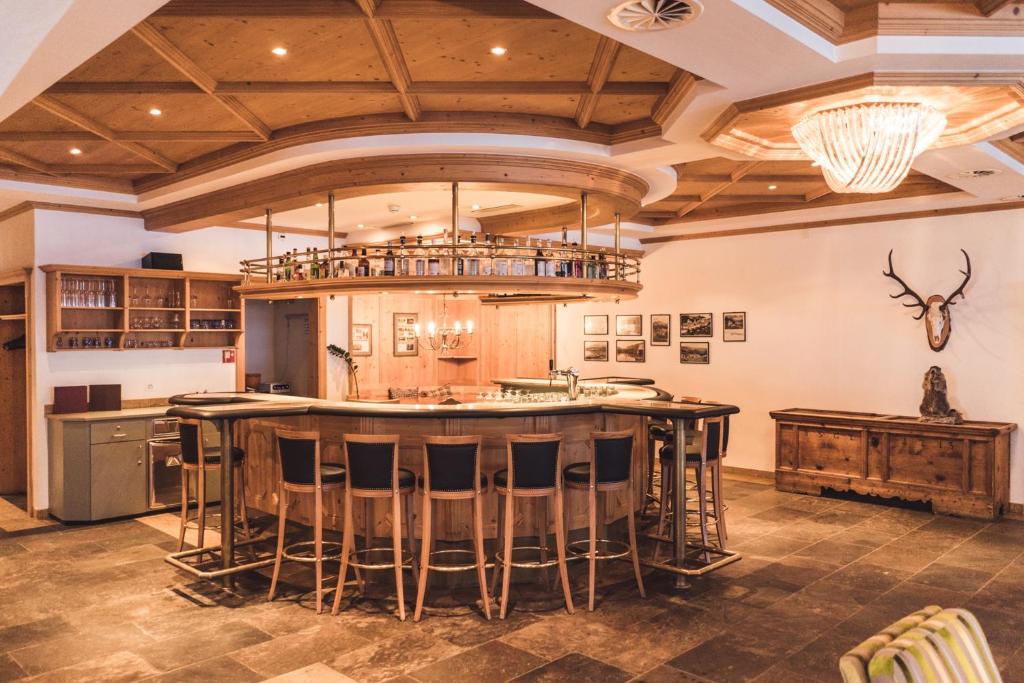 Kuchyň nebo kuchyňský kout v ubytování Posthotel Valbella