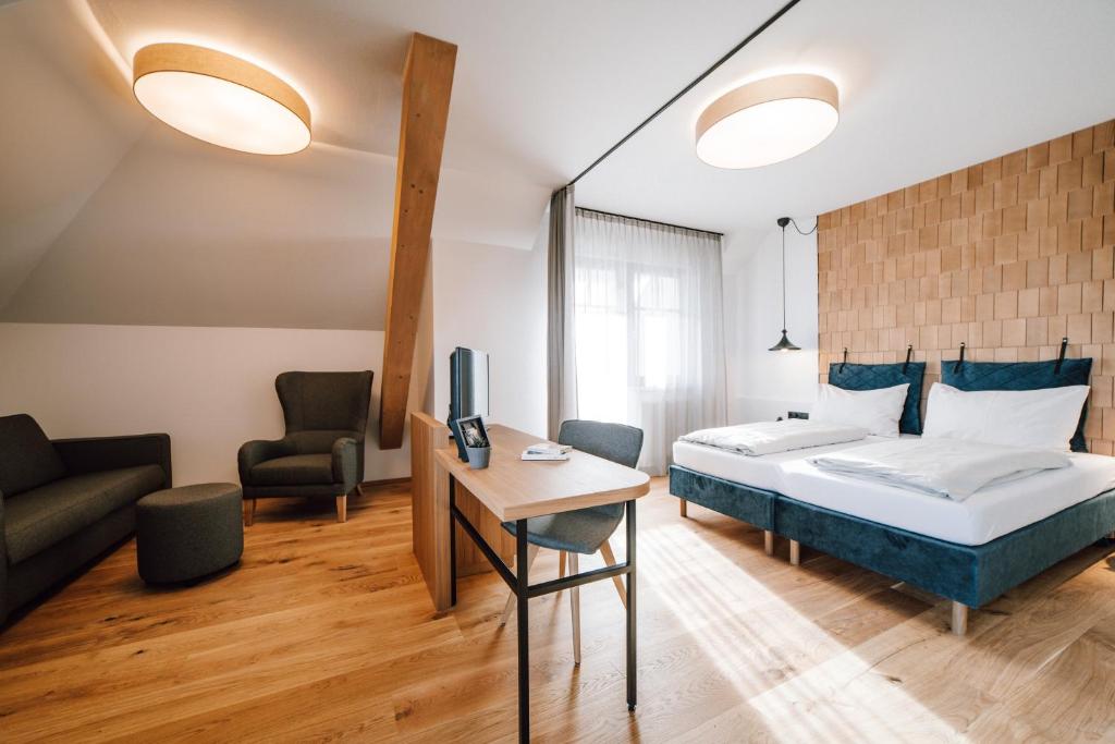 Postel nebo postele na pokoji v ubytování Mein Hotel Fast