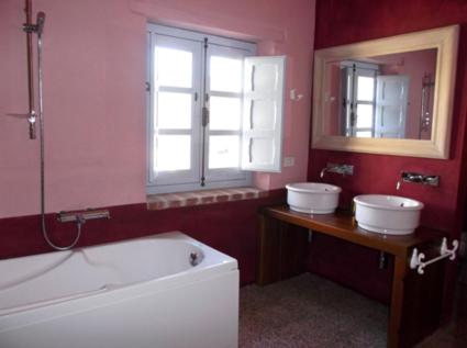 Koupelna v ubytování L' Antica Casa