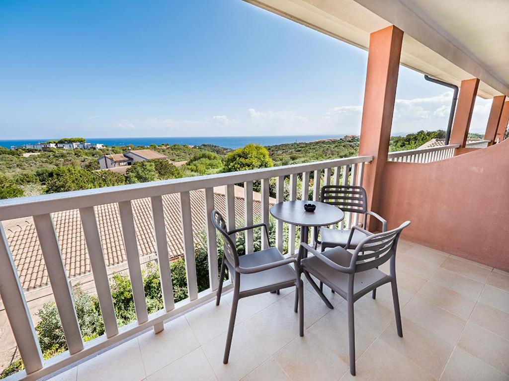 Balkón nebo terasa v ubytování Park Hotel Asinara