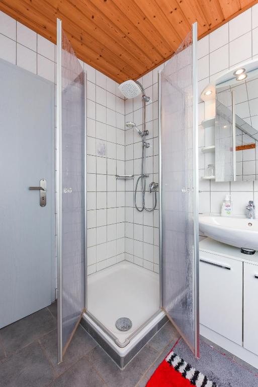 Koupelna v ubytování Ferienhaus Elfriede Coordes