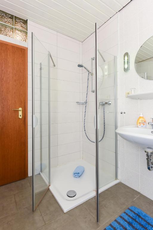Koupelna v ubytování Ferienhaus Elfriede Coordes