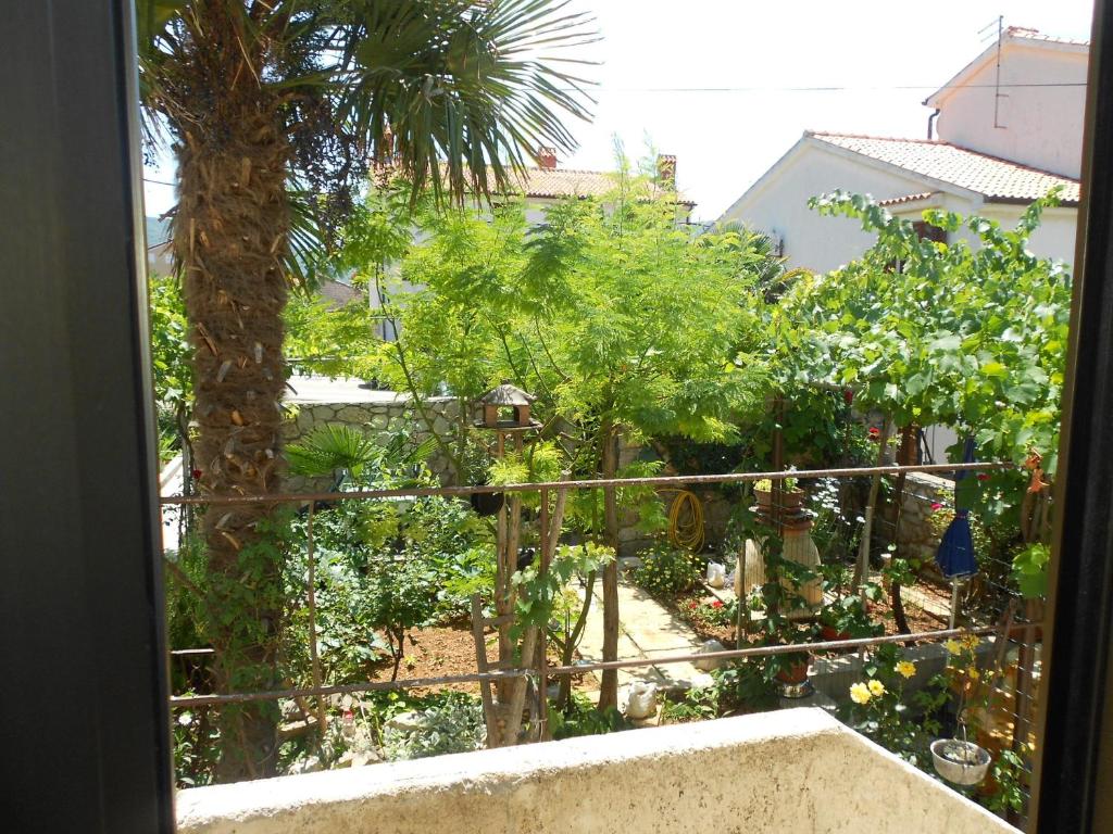 Vonkajšia záhrada v ubytovaní Apartmani Luiza