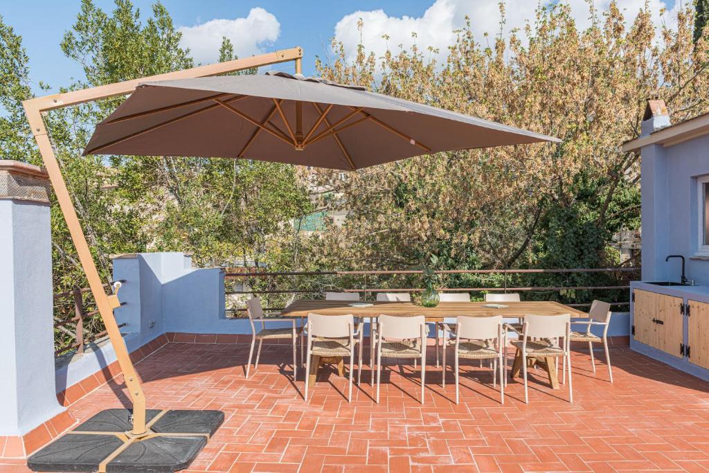 Balkón nebo terasa v ubytování LaComuna City Oasis