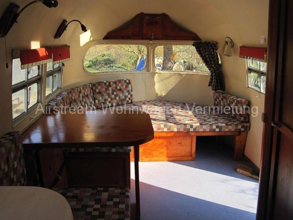 Posezení v ubytování Airstream Hotel