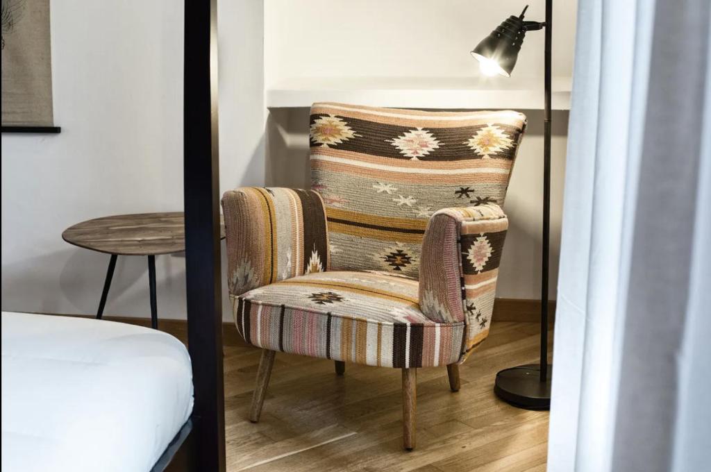 Postel nebo postele na pokoji v ubytování Residenza Flavia