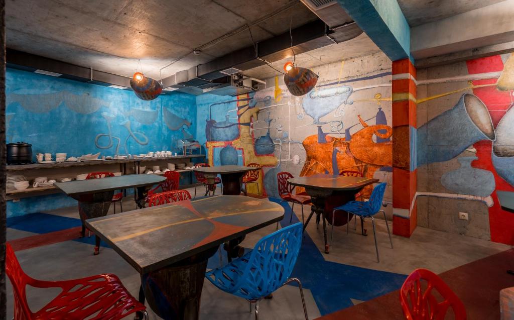 Restaurace v ubytování Boutique Kosher Hotel Tourfa