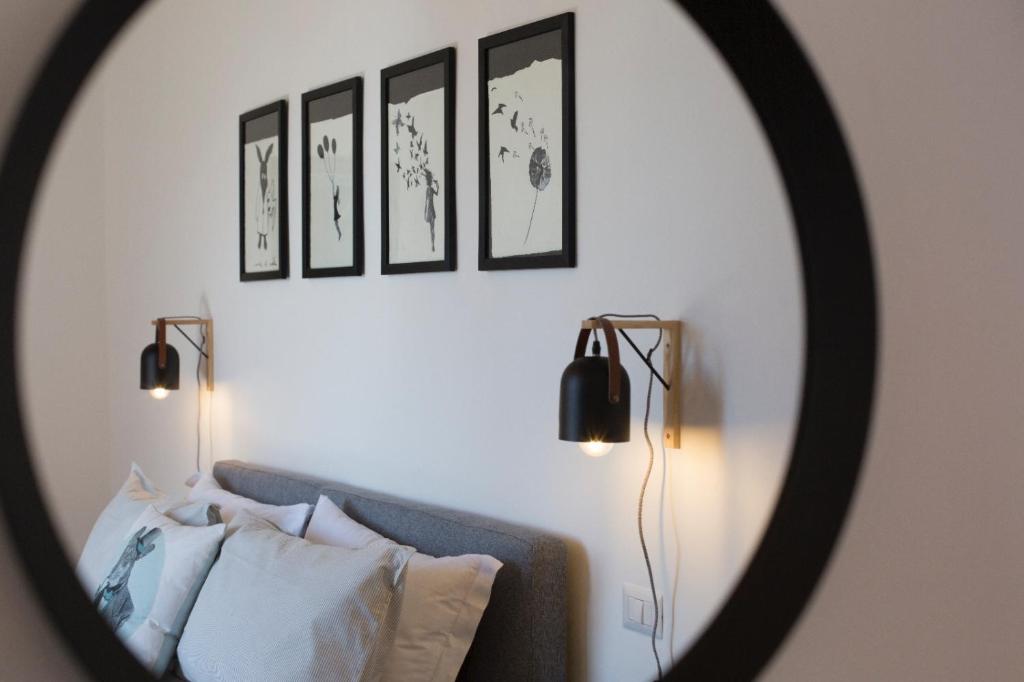 Postel nebo postele na pokoji v ubytování Residenza Flavia