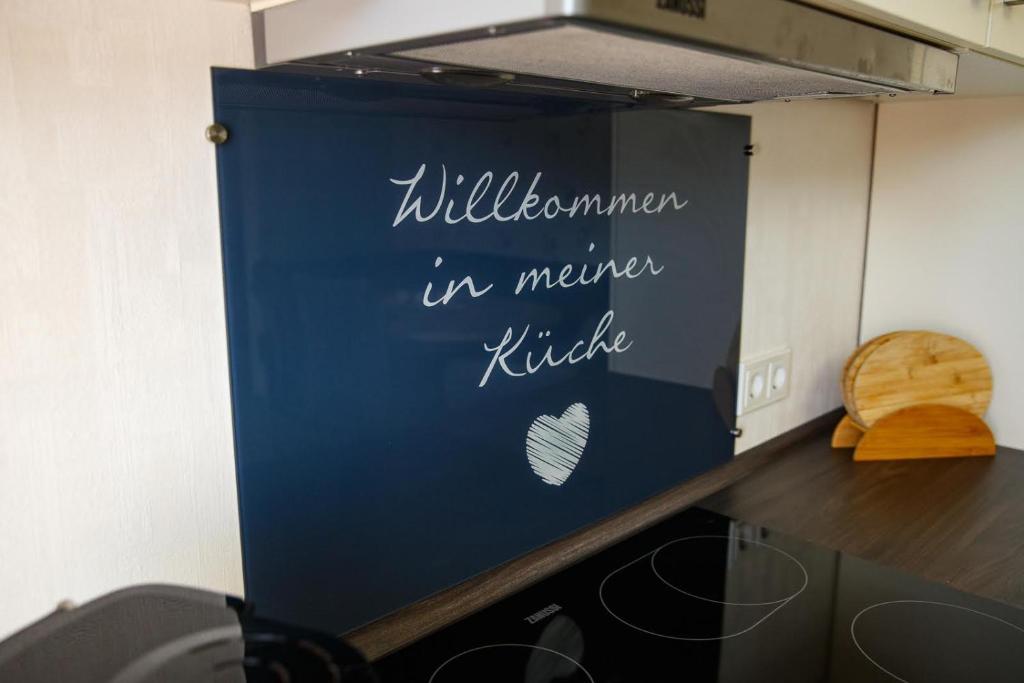 Kuchyň nebo kuchyňský kout v ubytování Ferienwohnung Ogger
