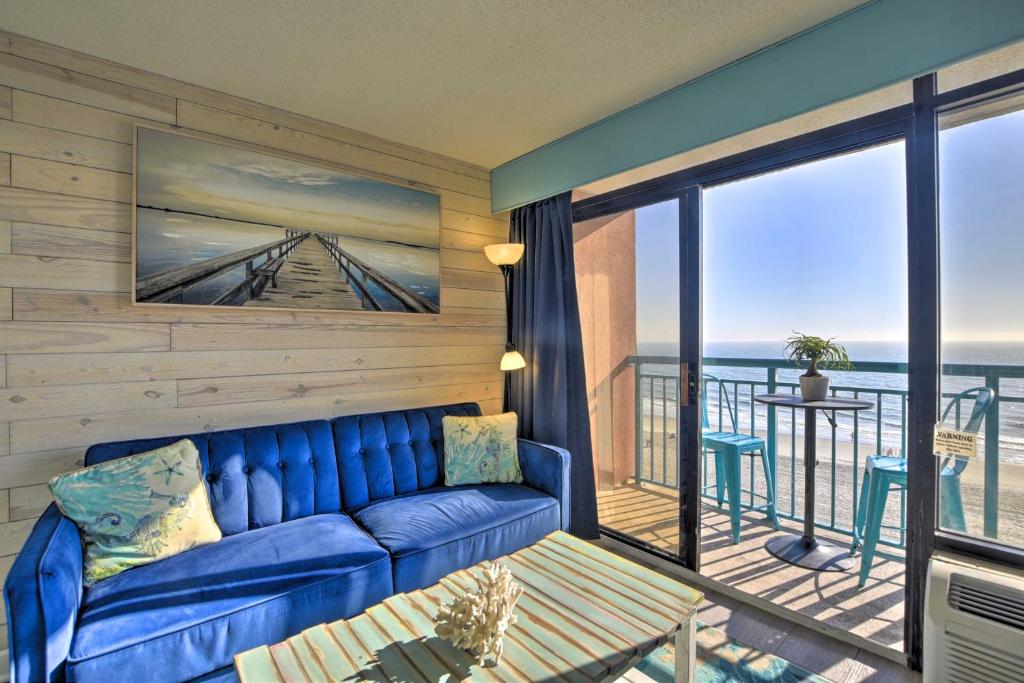 6th-Floor Myrtle Beach Condo with Ocean Views!