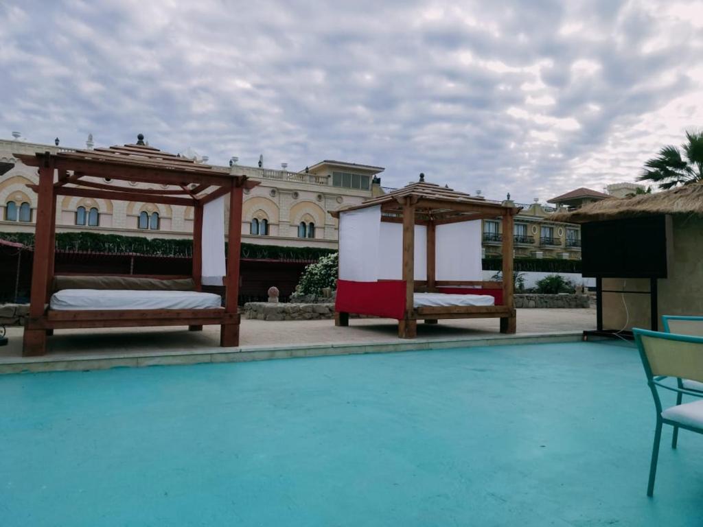 Bazén v ubytování Badawia Sharm Resort nebo v jeho okolí