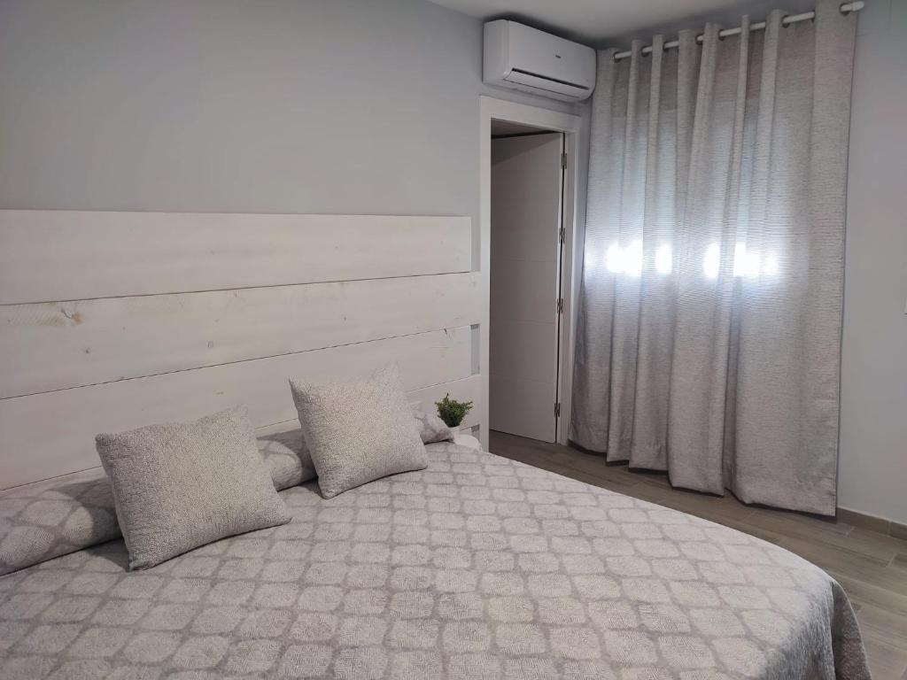 Cama o camas de una habitación en Posada de la plata