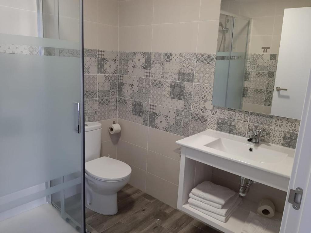 Un baño de Posada de la plata