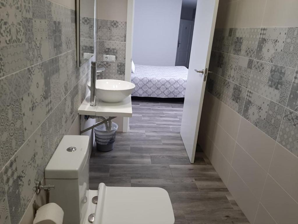 Un baño de Posada de la plata