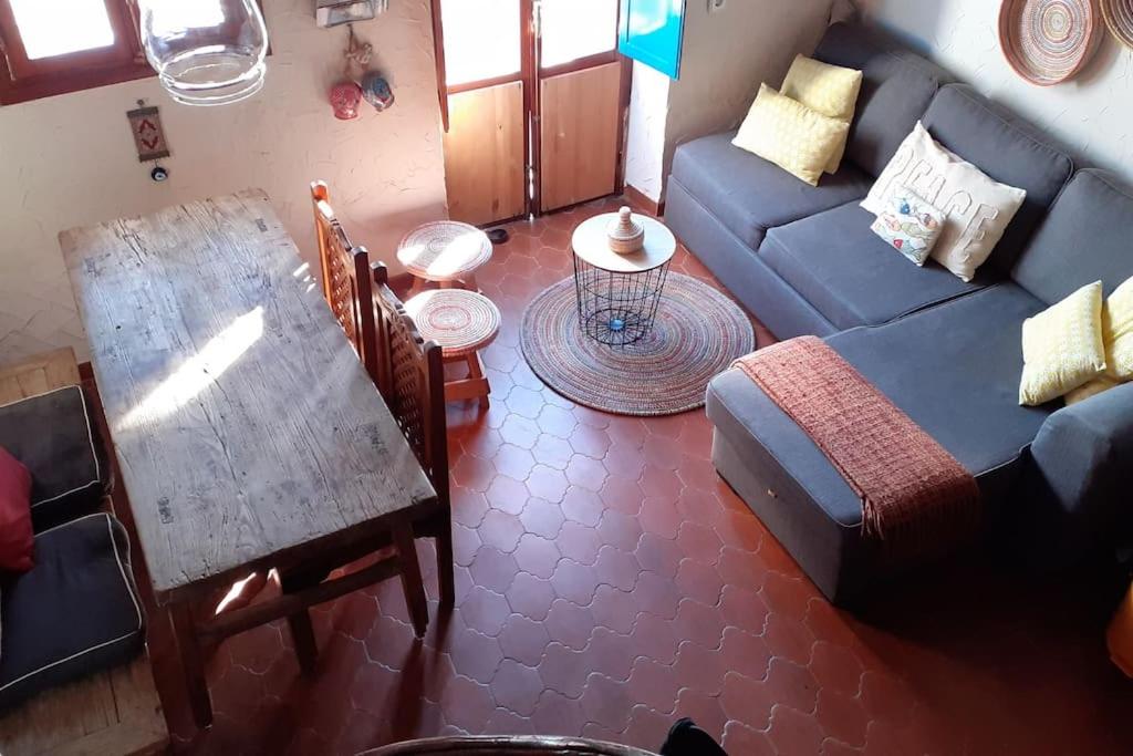 Posezení v ubytování La casita azul