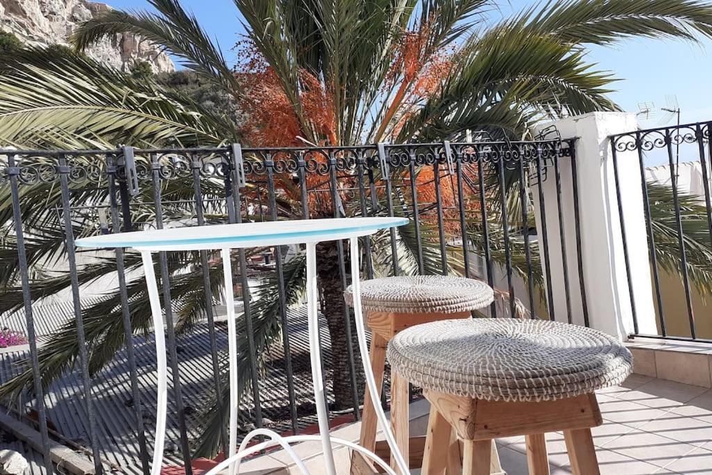 Balkón nebo terasa v ubytování La casita azul