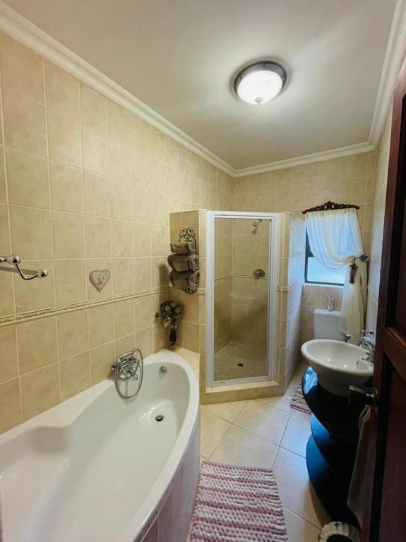 Koupelna v ubytování Casa Alegre Guesthouse