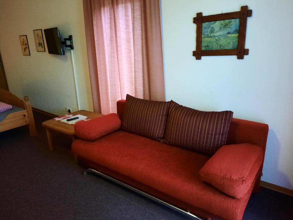 Posezení v ubytování Landgasthof Rotlipp Gästezimmer