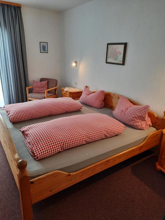 Postel nebo postele na pokoji v ubytování Landgasthof Rotlipp Gästezimmer