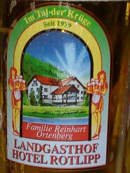 Certifikát, hodnocení, plakát nebo jiný dokument vystavený v ubytování Landgasthof Rotlipp Gästezimmer