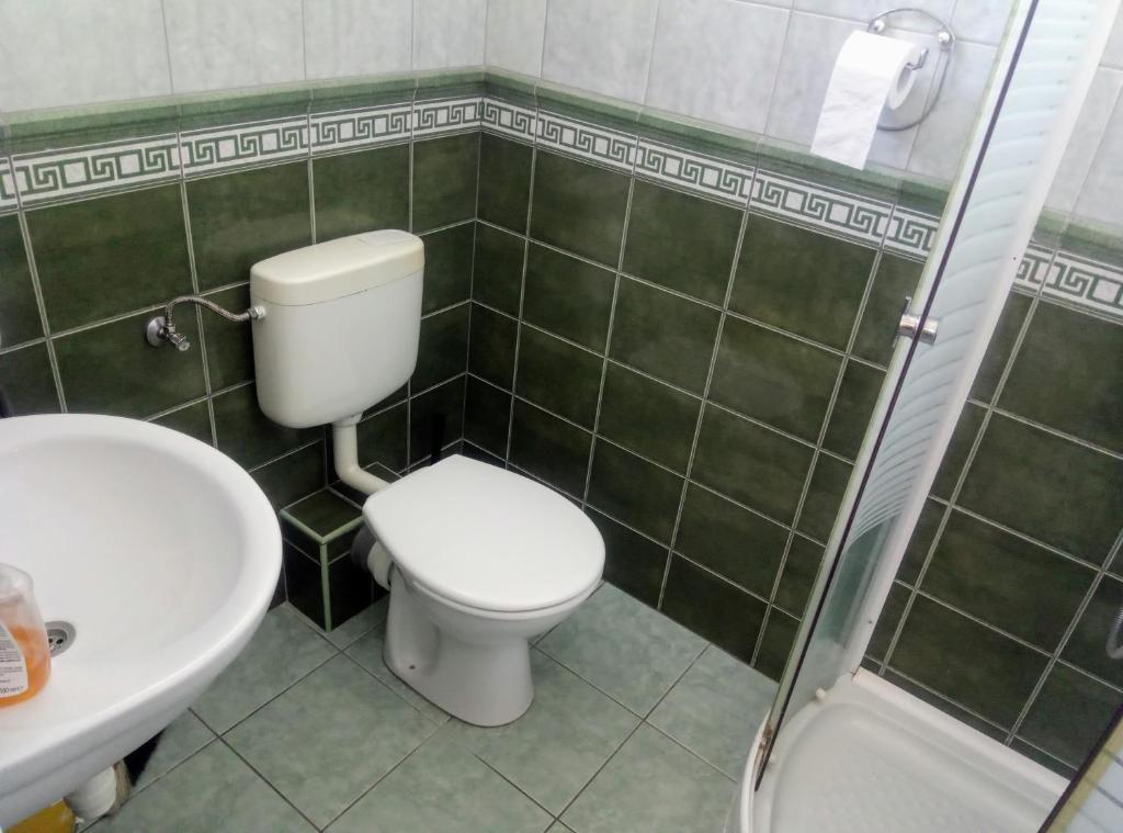 Kúpeľňa v ubytovaní HAUS FERENCZ Bötös Villa