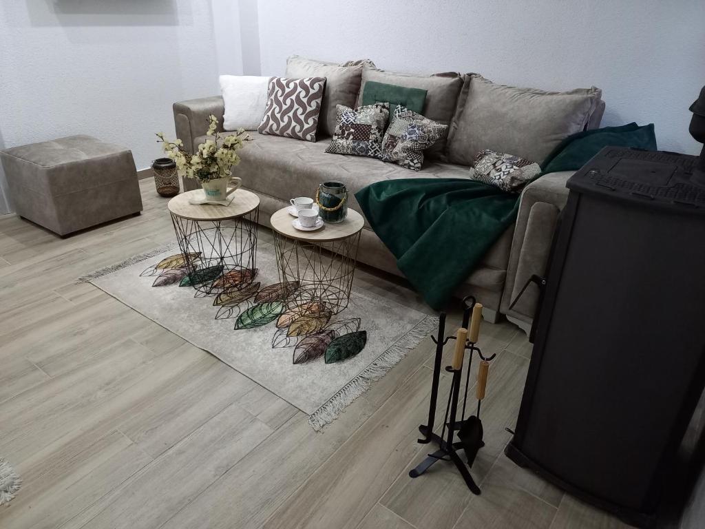 Posezení v ubytování Cozy Home Kolasin