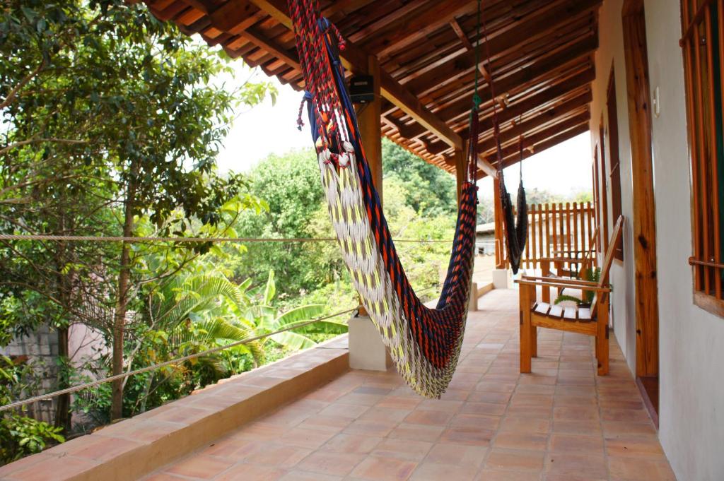 Μπαλκόνι ή βεράντα στο Hotel and Restaurant Guancascos