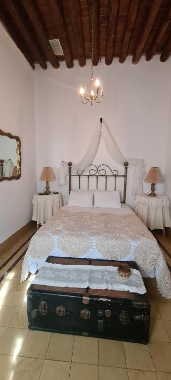 Postel nebo postele na pokoji v ubytování San Felipe el Real