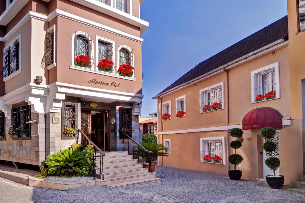 Bygningen som pensionatet ligger i