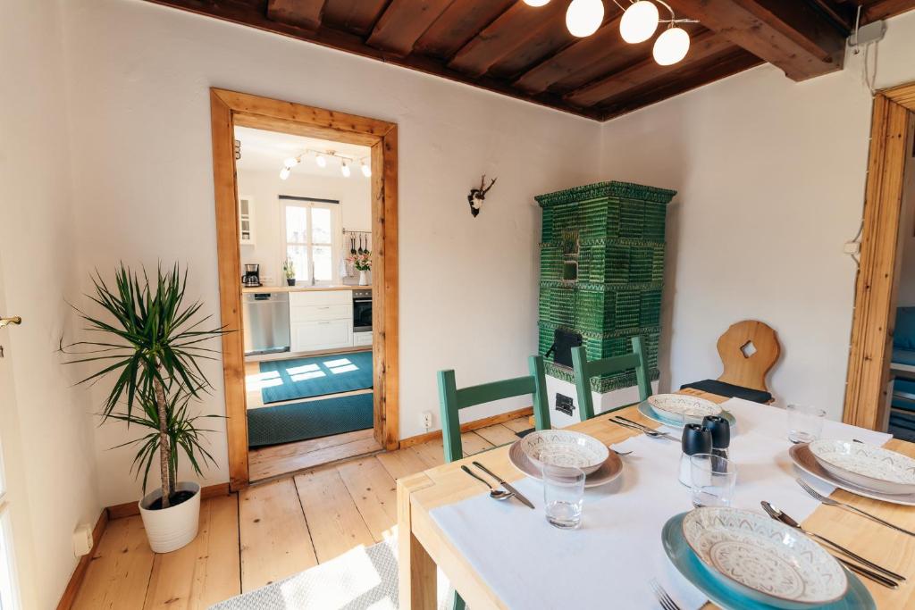 Posezení v ubytování Ferienhaus s Manz