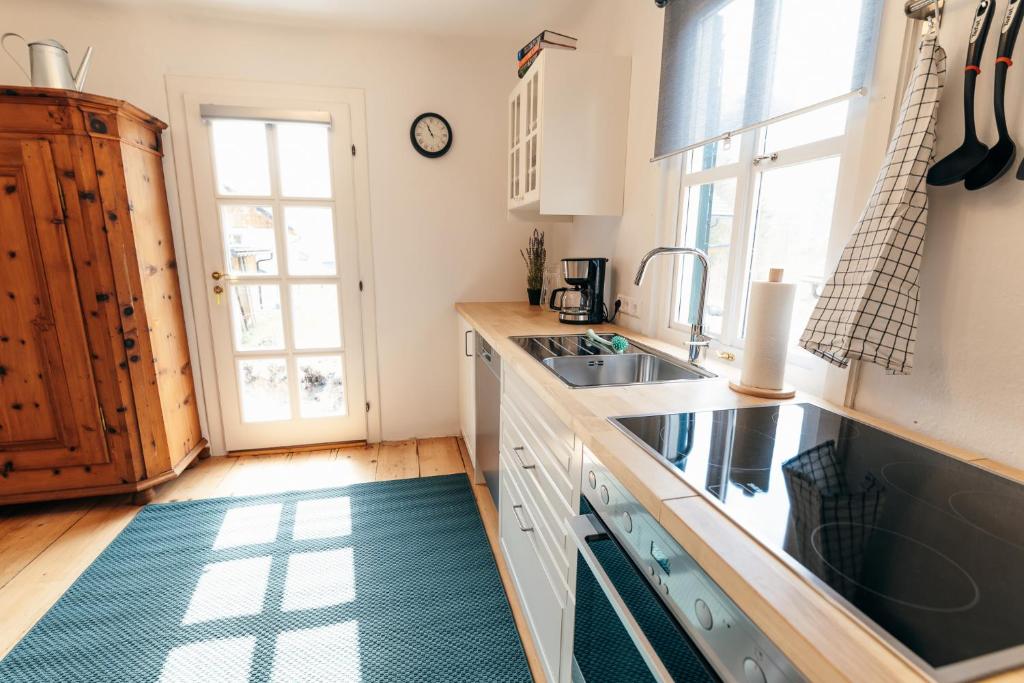 Kuchyň nebo kuchyňský kout v ubytování Ferienhaus s Manz