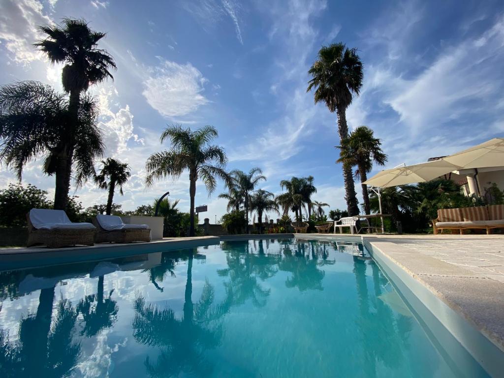 Bazén v ubytování VILLA ADA pool residence nebo v jeho okolí