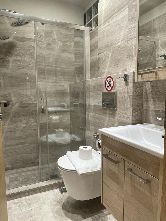Kúpeľňa v ubytovaní WUKELA APARTMENTS