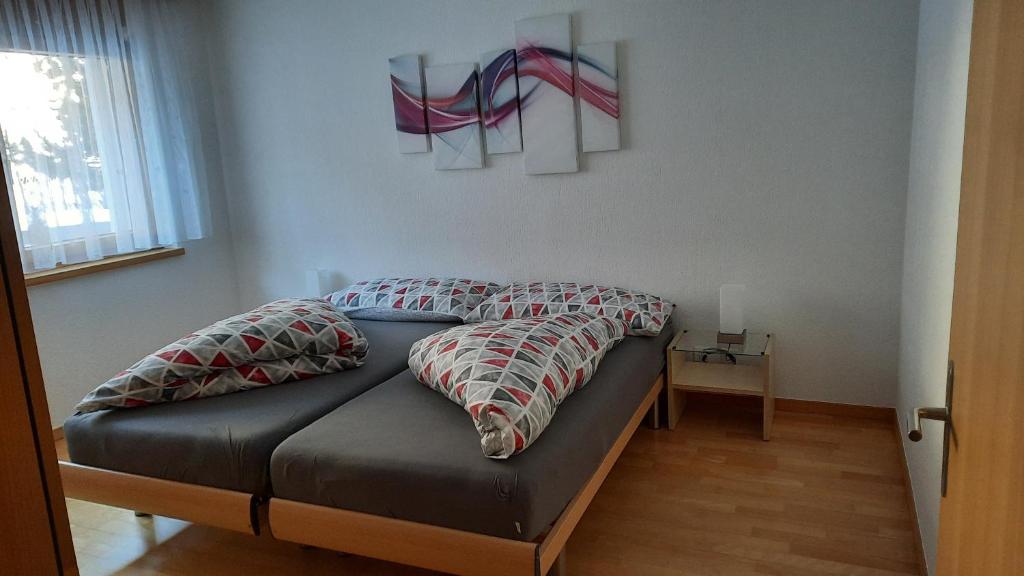 Postel nebo postele na pokoji v ubytování Aquarell Apartments