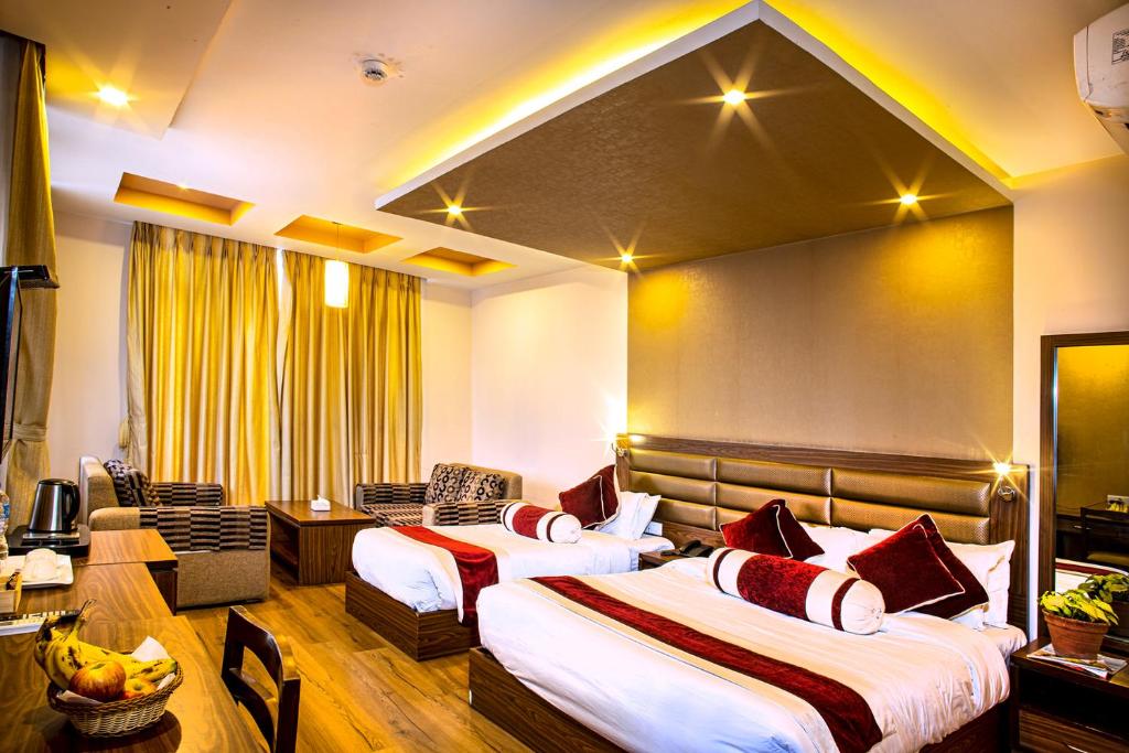 Area soggiorno di The Address Kathmandu Hotel
