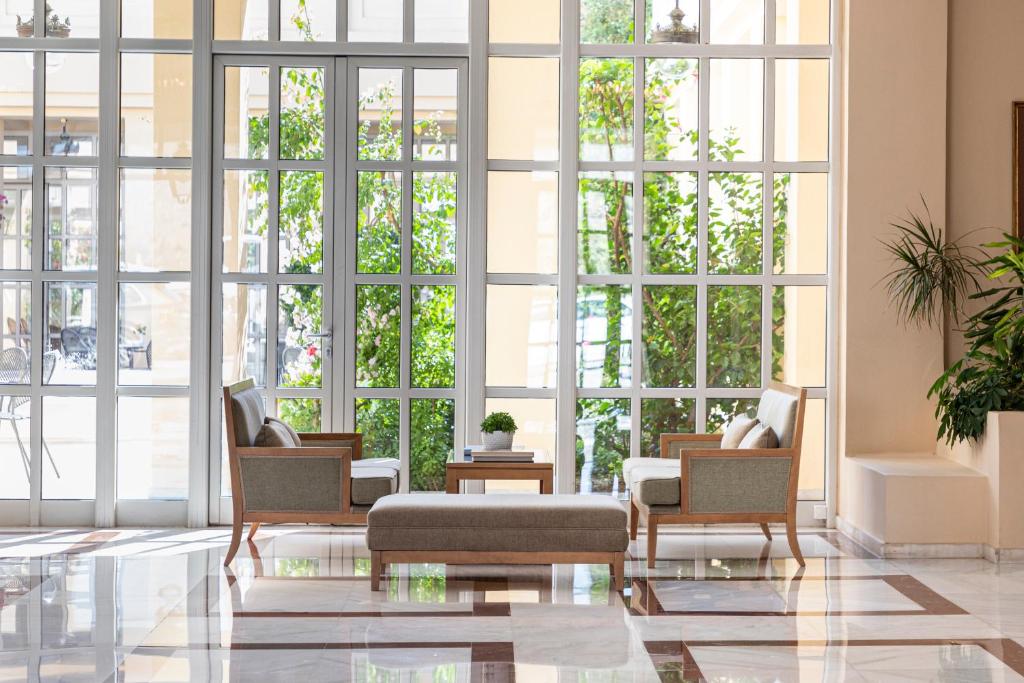 Posezení v ubytování Amalia Hotel Nafplio