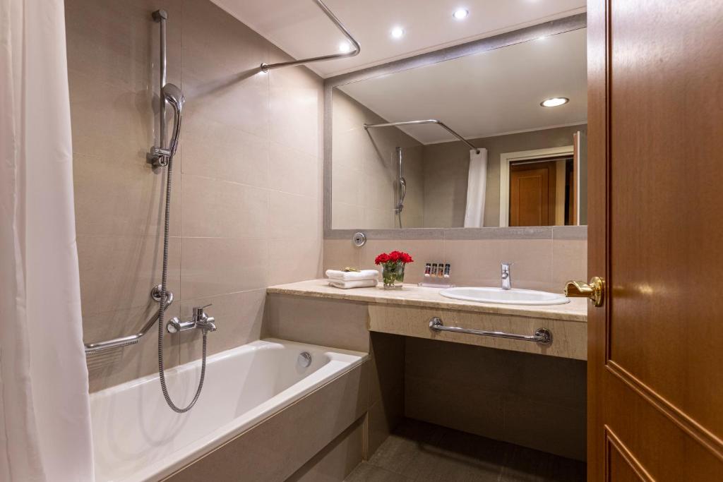 Koupelna v ubytování Amalia Hotel Nafplio