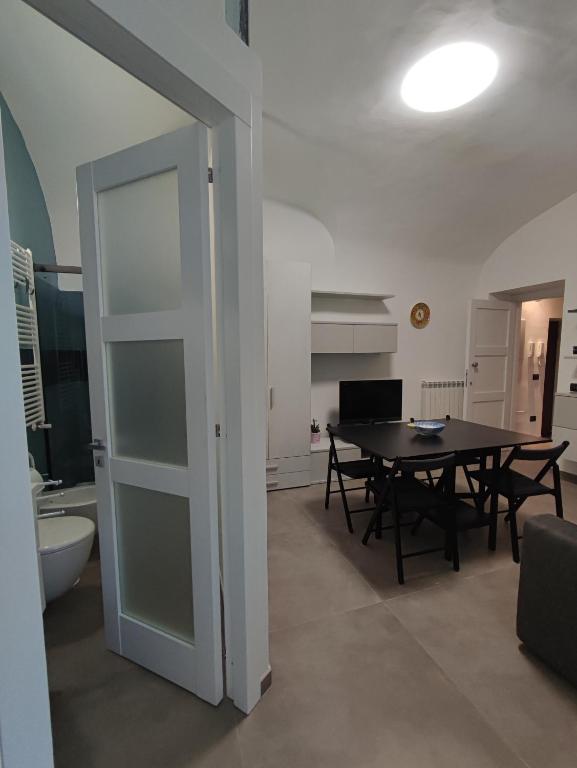 Televízia a/alebo spoločenská miestnosť v ubytovaní CASA VACANZE - ANTICO CONVENTO
