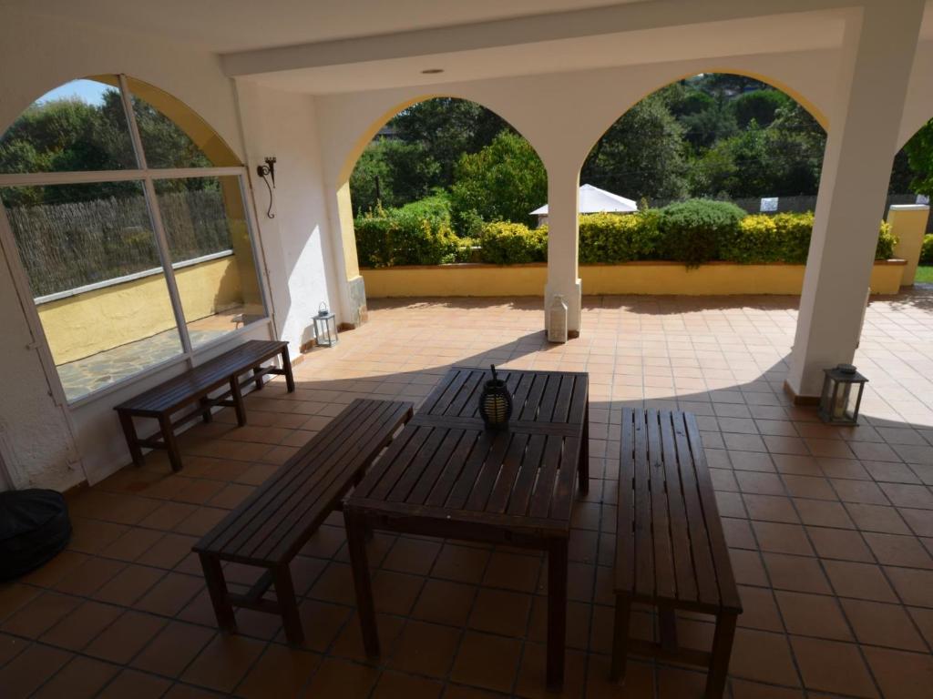 Balkón nebo terasa v ubytování Villa valen montbarbat costa brava