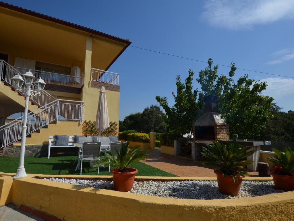 Zahrada ubytování Villa valen montbarbat costa brava
