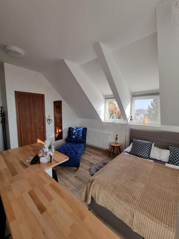 Posezení v ubytování Viktória Inn Tihany