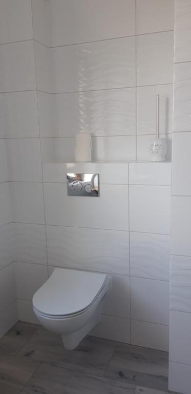 Kúpeľňa v ubytovaní Pensjonat Rosochate Wzgórze
