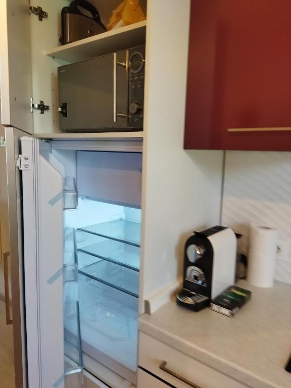 Kuchyň nebo kuchyňský kout v ubytování Apartma JERMAN - Cerknica