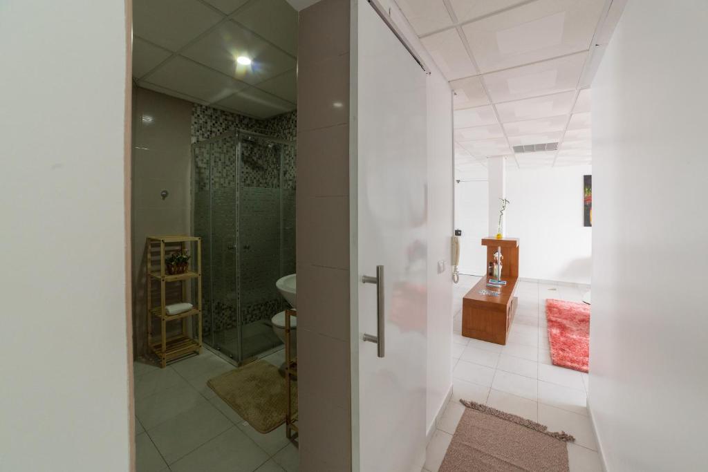 Koupelna v ubytování A Casa da Mizi