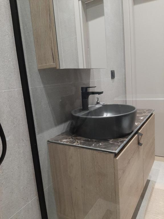 A kitchen or kitchenette at Lovely Guesthouse - 58m2 mountain view