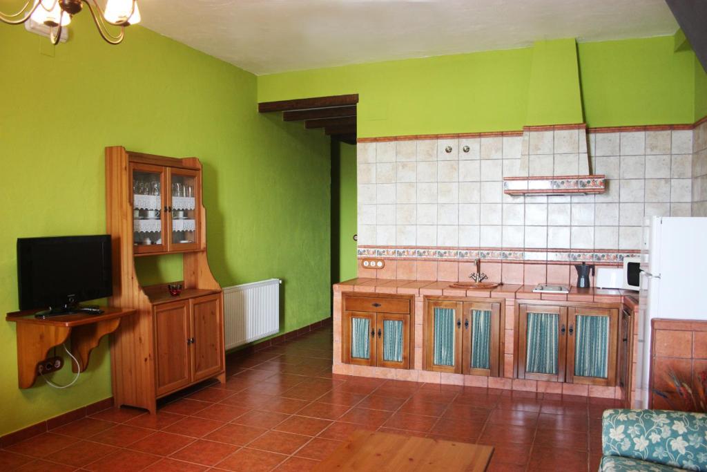 Kuchyň nebo kuchyňský kout v ubytování Apartamentos Trinidad