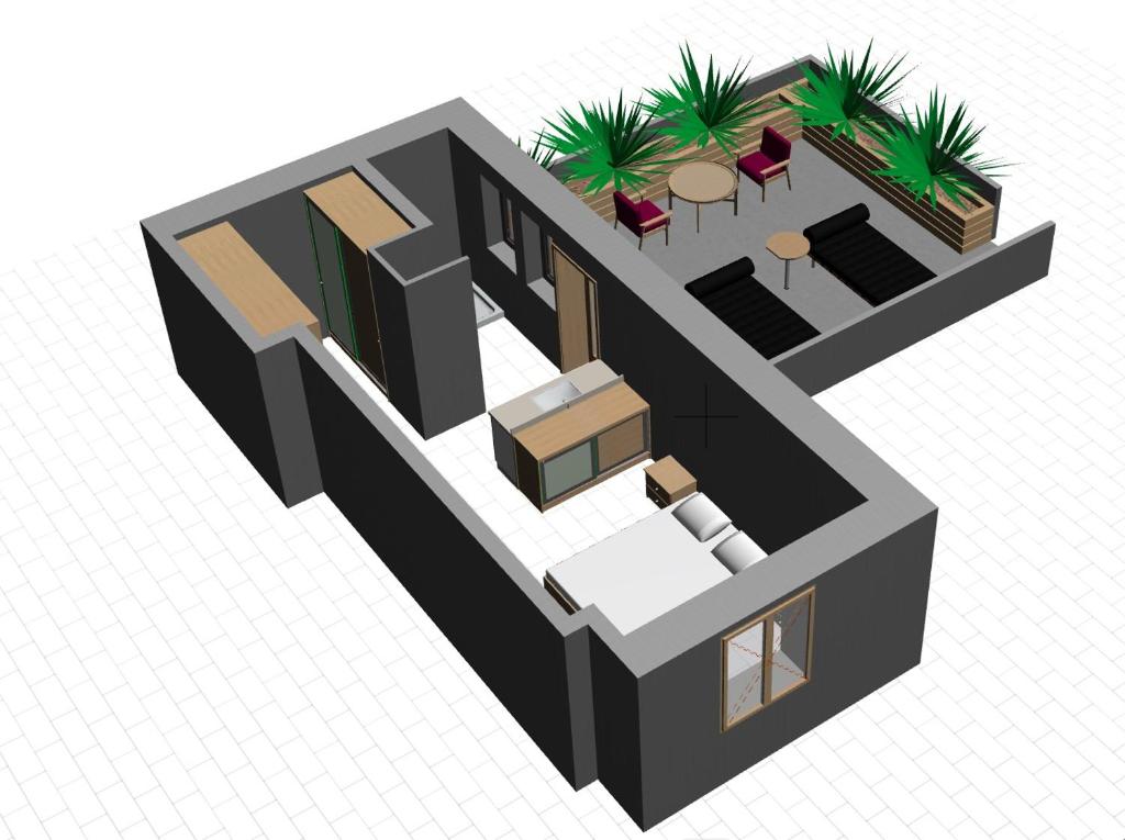 Majutuskoha THE ADDRESS CASSIS korruse plaan